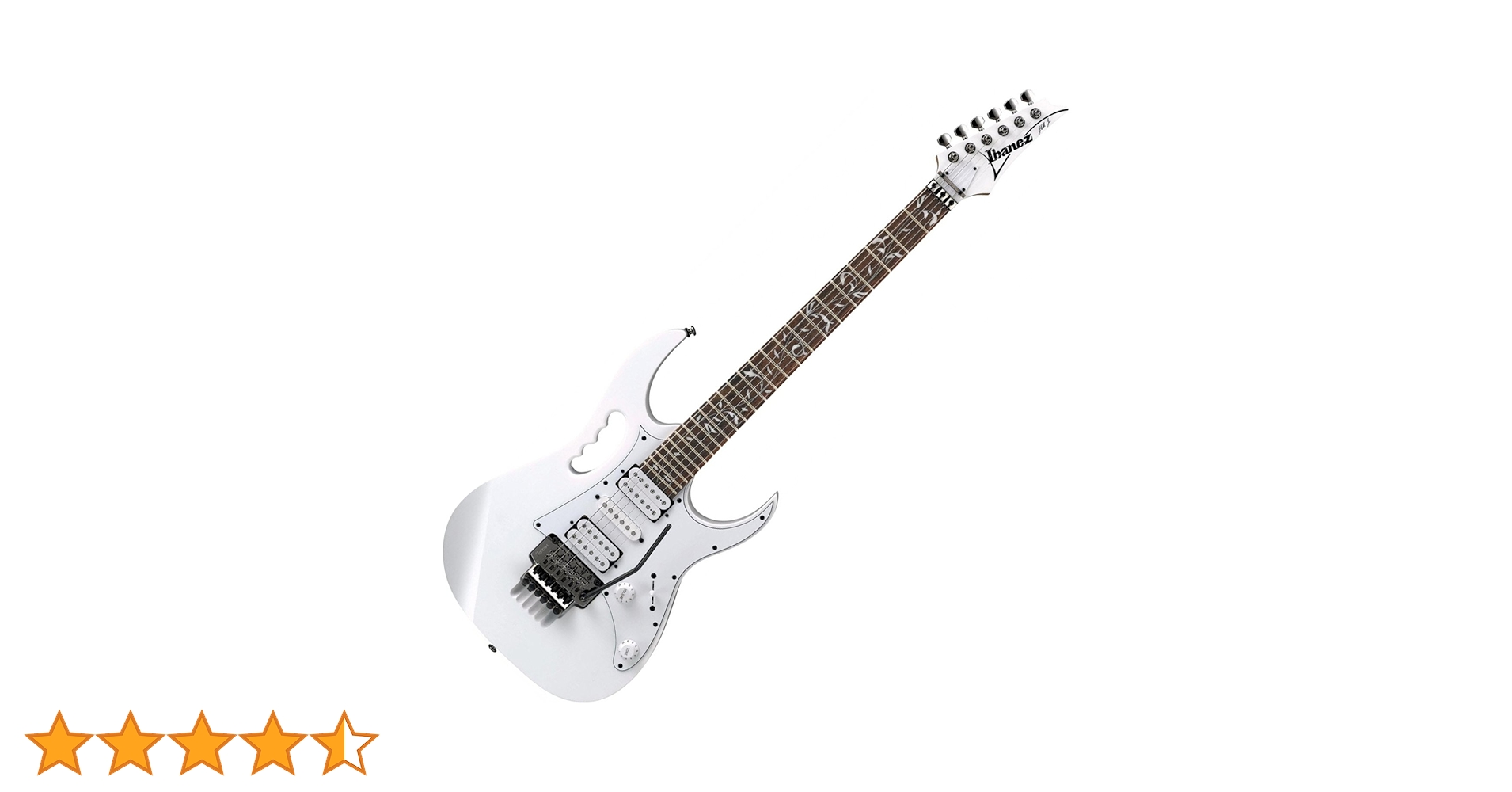 希少 Ibaniz JEM555WHスティーブヴァイ モデル　ギターケース付 希少 Ibaniz JEM555WHスティーブヴァイ モデル ギターケース付
